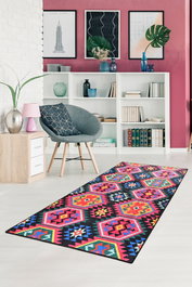 Conceptum Magic Alfombra de Pasillo Multicolor 100 x 300 cm